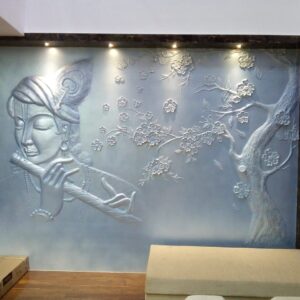 Shri Krishna 3D Mural Art