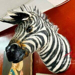 Zebra Head Sculpture